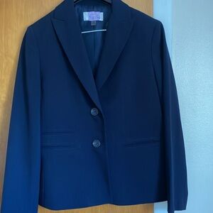 Navy Blue Le Suit Size 8 Pant Suit